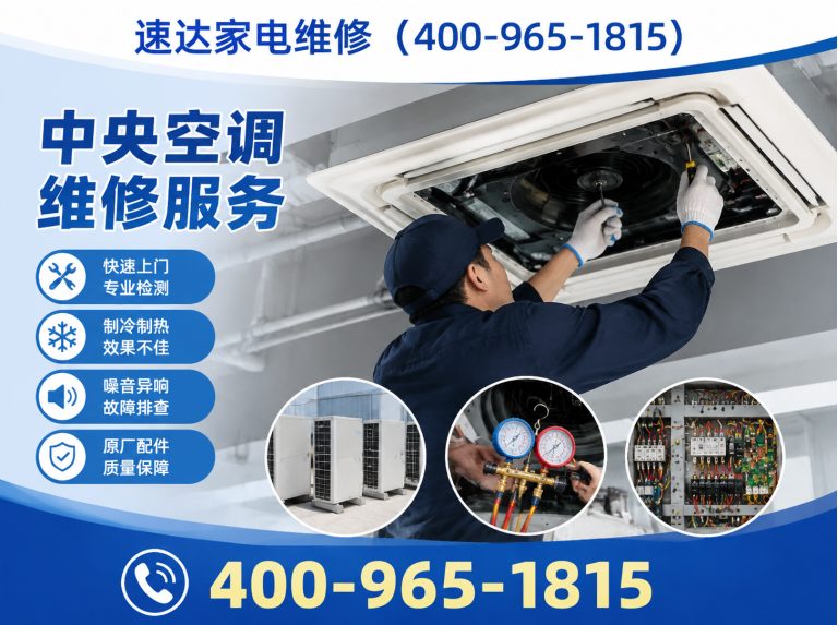 榆林中央空调维修展示图